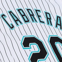 Men's Mitchell & Ness Miguel Cabrera White Florida Marlins 2003 Cooperstown Collection Authentic Jersey