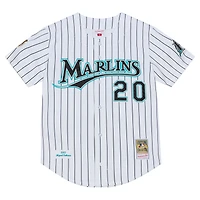 Men's Mitchell & Ness Miguel Cabrera White Florida Marlins 2003 Cooperstown Collection Authentic Jersey