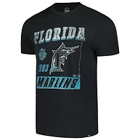 T-shirt noir '47 Miami Marlins Outlast Franklin pour hommes