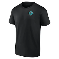 Men's  Black Florida Marlins Cooperstown Collection Field Play T-Shirt