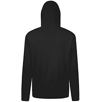 Men's Levelwear Black Florida Marlins Cooperstown Collection Podium Retro Pullover Hoodie