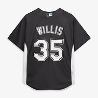 Maillot d'entraînement authentique Mitchell & Ness Dontrelle Willis noir des Marlins de Floride pour homme