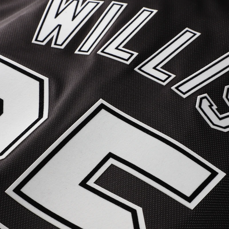 Maillot d'entraînement authentique Mitchell & Ness Dontrelle Willis noir des Marlins de Floride pour homme