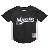 Maillot d'entraînement au bâton Mitchell & Ness Dontrelle Willis noir Florida Marlins Cooperstown Collection 2007 pour hommes