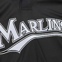 Maillot d'entraînement au bâton Mitchell & Ness Dontrelle Willis noir Florida Marlins Cooperstown Collection 2007 pour hommes