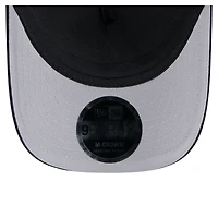 Casquette ajustable Cooperstown Collection 9FORTY A-Frame M-Crown Trucker de New Era pour homme, noire, avec dégradé de couleur, des Florida Marlins