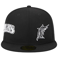 Casquette ajustée 59FIFTY en jersey des Florida Marlins New Era pour homme