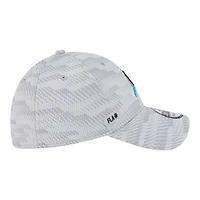 Men's New Era  Gray Florida Marlins 2025 MLB Clubhouse 39THIRTY Flex Hat
