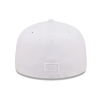 Men's New Era Miami Marlins White on 59FIFTY Fitted Hat