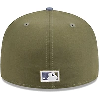 Men's New Era Olive/Blue Florida Marlins 59FIFTY Fitted Hat