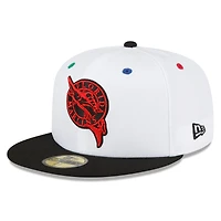 NWE FLAMAR WHITE MLB PRIMARY EYES 59FIFTY HATMENHIC