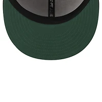 Men's New Era x Just Don Light Beige/ Black Florida Marlins Earth Day 59FIFTY Fitted Hat