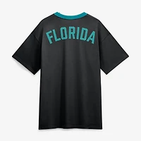 T-shirt Nike noir pour homme Florida Marlins Cooperstown Collection Ringer