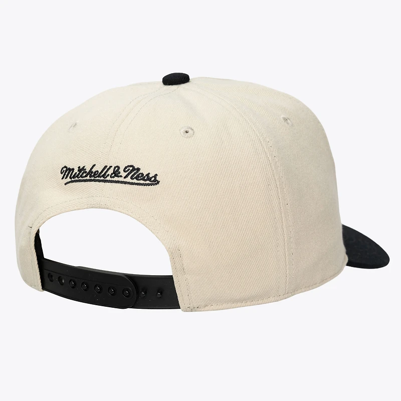 Unisex Mitchell & Ness Cream Florida Marlins Retro Arch Pro Pinch Adjustable Hat