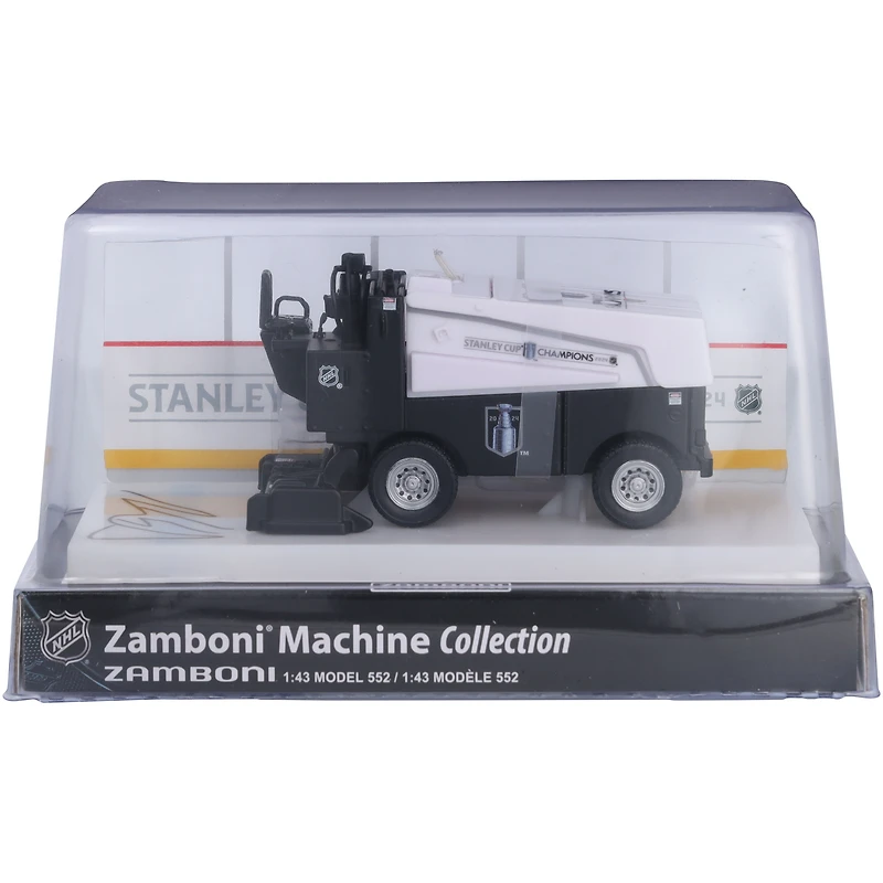 Aaron Ekblad Florida Panthers Autographed 2024 Stanley Cup Champions 1:43 Scale Die-Cast Zamboni
