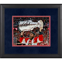 Aaron Ekblad Florida Panthers Autographed 2024 Stanley Cup Champions Framed 8" x 10" Raising Cup Photograph