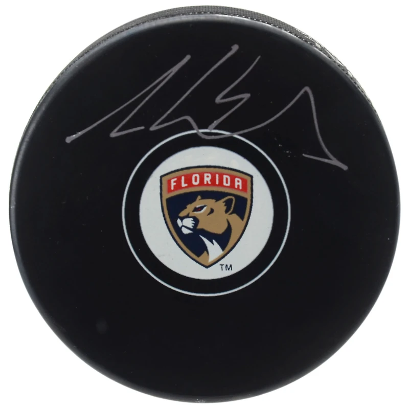Rondelle de hockey dédicacée par Aaron Ekblad des Panthers de la Floride
