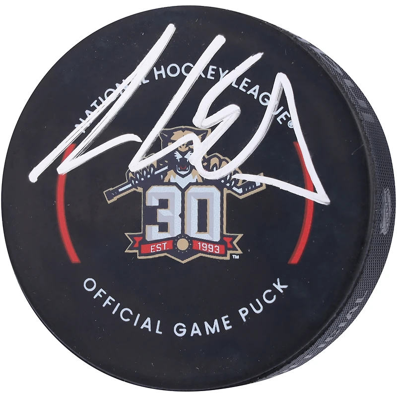 Aaron Ekblad Florida Panthers Autographed Hockey Puck