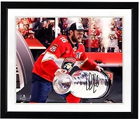 Aleksander Barkov Florida Panthers Autographed 2025 Stanley Cup Champions 16" x 20" Raising Cup Photograph