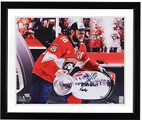 Aleksander Barkov Florida Panthers Autographed 2025 Stanley Cup Champions 16" x 20" Raising Cup Photograph with Multiple Inscriptions - Limited Edition of 50