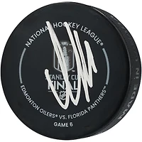 Aleksander Barkov Florida Panthers Autographed 2025 Stanley Cup Champions Official Game Puck