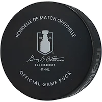 Aleksander Barkov Florida Panthers Autographed 2025 Stanley Cup Champions Official Game Puck