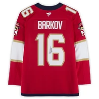 Maillot premium dédicacé des Panthers de la Floride par Aleksander Barkov, Red Fanatics