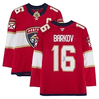 Maillot premium dédicacé des Panthers de la Floride par Aleksander Barkov, Red Fanatics