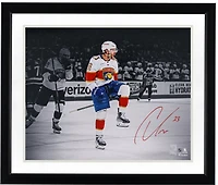 Carter Verhaeghe Florida Panthers Autographed 16" x 20" White Celebration Spotlight Photograph