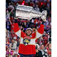 Carter Verhaeghe Florida Panthers Unsigned 2024 Stanley Cup Champions Raising Photograph