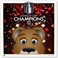 Florida Panthers 2025 Stanley Cup Champions 12" x 12" Minimalist Mascot Art Poster