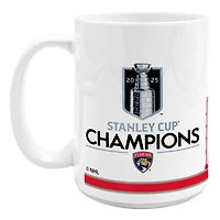 Florida Panthers 2025 Stanley Cup Champions 15oz. Stats Ceramic Mug