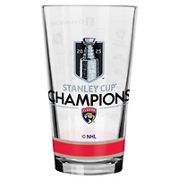 Florida Panthers 2025 Stanley Cup Champions 16oz. Stats Mixing Glass