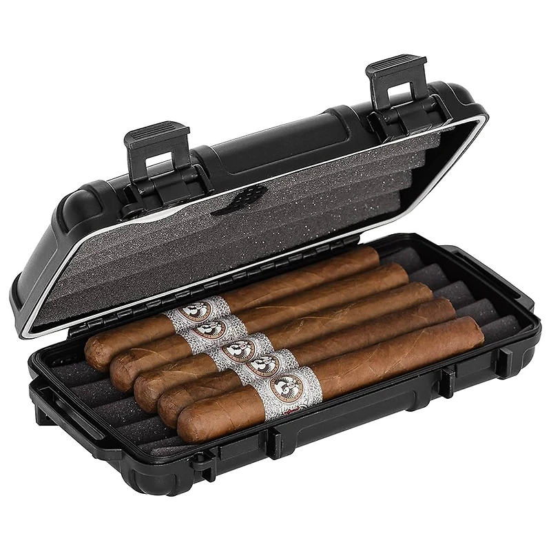 Florida Panthers 2025 Stanley Cup Champions Cigar Caddy 5-Count Travel Case - Art by Charlie Turano III