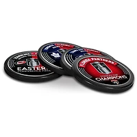 Florida Panthers 2025 Stanley Cup Champions Four-Piece Puck Coaster Set