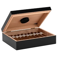 Cave à cigares de voyage Supreme 20-Count des Panthers de la Floride, champions de la Coupe Stanley 2025 – Illustration de Charlie Turano III