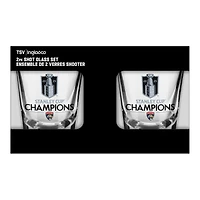 Florida Panthers 2025 Stanley Cup Champions Two-Pack 2oz. Shot Glass Set