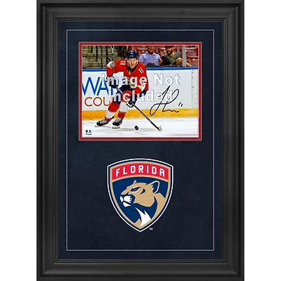 Cadre photo horizontal de luxe 8'' x 10'' Florida Panthers avec logo de l'équipe