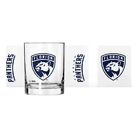Journée de match des Panthers de la Floride 14oz. Verre à roches