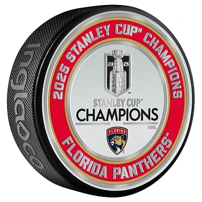 Rondelle de collection Medallion des Panthers de la Floride, deux fois champions de la Coupe Stanley