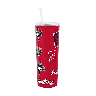 Gobelet isotherme à paille Dreamweave 30 oz Logo Brands Florida Panthers