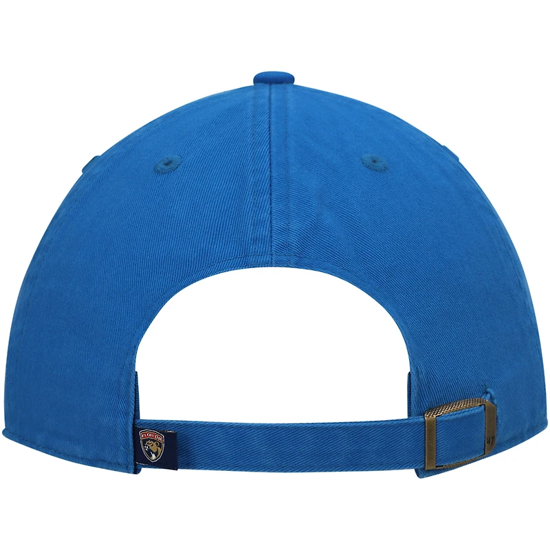 Casquette réglable '47 Blue Florida Panthers Team Clean Up pour homme