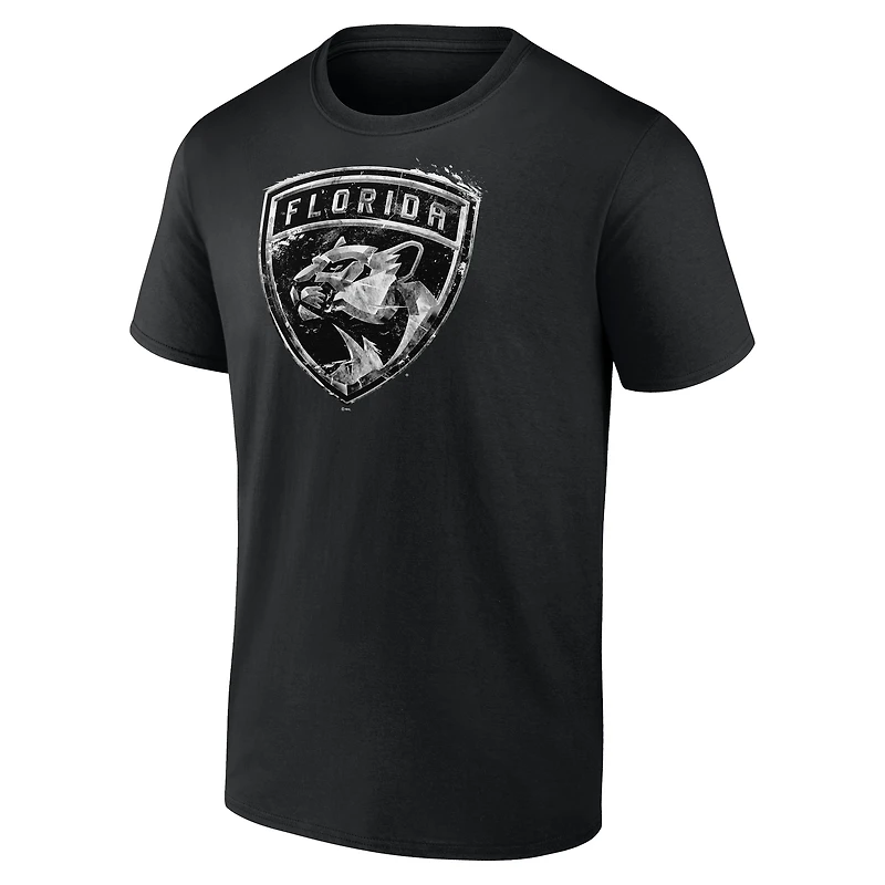 Men's Black Florida Panthers Iced Out T-Shirt