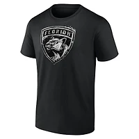Men's  Black Florida Panthers Iced Out T-Shirt