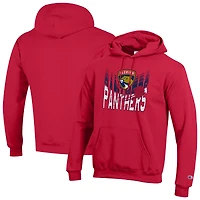 Sweat à capuche Champion rouge Florida Panthers Powerblend pour homme