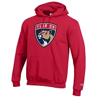 Sweat à capuche Champion Red Florida Panthers pour homme avec logo principal 1-Hit