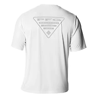 T-shirt Omni-Shade blanc pour homme Columbia, champion de la Coupe Stanley des Panthers Floride, avec plaqueur terminal