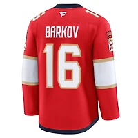 Maillot domicile premium rouge des Panthers de la Floride pour hommes, Aleksander Barkov