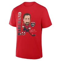 T-shirt caricatural rouge des Panthers de la Floride pour hommes Fanatics Brad Marchand
