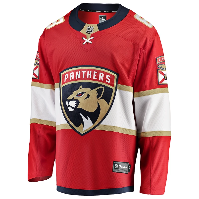 Maillot domicile rouge des Panthers de la Floride Brady Tkachuk (Fanatics) pour homme